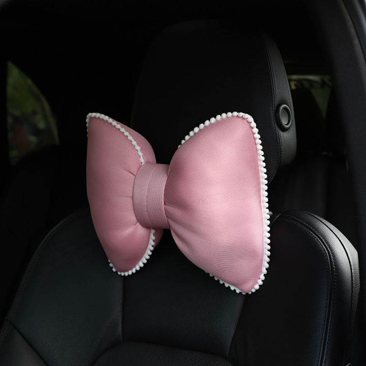 Car%20Headrest%20Pillow%20Cute%20Bow%20Summer%20Ice%20Silk%20Headrest%20Anti-Fatigue%20Car%20Neck%20Pillow%20Waist%20Cushion%20Woman%20-%20Image%204