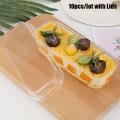 10/20/50Pcs Mini Loaf Cake Box 300ML - Dessert Deli Container Disposable Food Storage Cup for Baking Packaging Supplies.