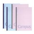 Japan KOKUYO Notebook 80 Pages Campus B5/A5 Soft Surface Wireless Binding Horizontal Line School Office Stationery.