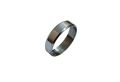 Stylish Plain Silver  Titanium Challa Ring For Boys/Men. 