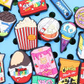 39Pcs/set Cute Snack Chocolate Chips Shoe Charms for DIY Bracelet Wristband Accessories Kid's Women Party Favor Gifts. 