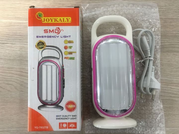 joykaly%20emergency%20rechargeable%20light%20%20YG-7932TB%20Rechargeable%20LED%20Charger%20Light%20*%20Model:%20YG-7932TB%20*%20Light%20Source:%2012%20Pcs%20LED%20Light%20*%20Battery:%201100%20mAh%20-%20Image%204