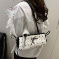 Niche Sweet Style Armpit Bag New Fashion Shopping Commuter Shoulder Bag Versatile Bow Handbag Women's Sale. 