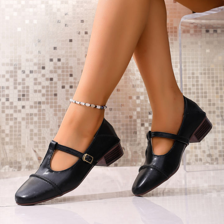*Fashionable/%20Hot%20Selling%20Le%20Fu%20Shoes%20Spring%20and%20Autumn%20New%20Round%20Toe%20Square%20Heel%20Comfortable%20Casual%20Single%20Shoes%20for%20Women%20-%20Image%204