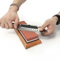 2 in 1 Professional Sharpening Stones Knife Sharpener Double-side Whetstone Grinder Stone Watster Stone Kitchen Gadgets.