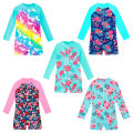 Children Swimsuit Girls Long Sleeve Swimwear Unicorn Kids Sun Protection Bathing Suit Girl Water Sports Pool Quick Drying Outfit. 