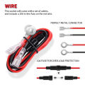 DaierTek Universal 12V Car Cigarette Power Socket Adapter Plug Outlet for Motorcycles Boats Tractor Truck Brand New.