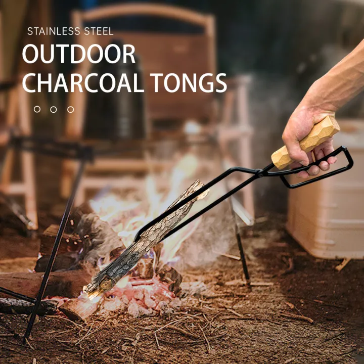 Fire%20Tong%20Charcoal%20Clip%20Metal%20Wooden%20Barbecue%20FireTongs%20Heat-resistant%20Carbon%20Picking%20Clip%20Outdoor%20Picnic%20Fireplace%20Clamp%20or%20Bag%20-%20Image%202
