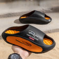 Men Leisure Slippers Women Summer House Shoes Soft EVA Anti-slip Couples Indoor Beach Slides Female Male Outdoor Street Sandals. 