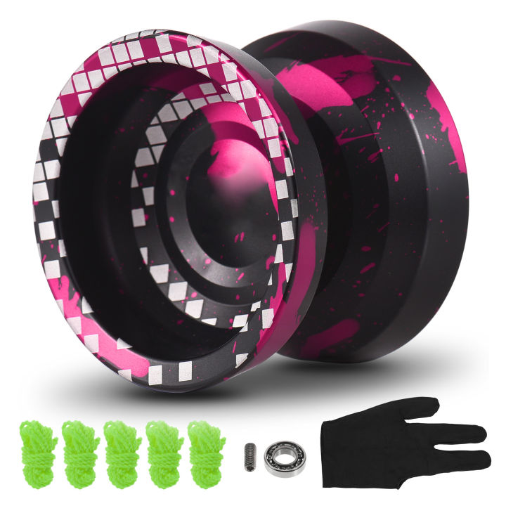 Professional Yoyoball Aluminum Alloy Responsive Yoyoball with Unresponsive Bearing Beginners Yo Yo Ball Yo Yo