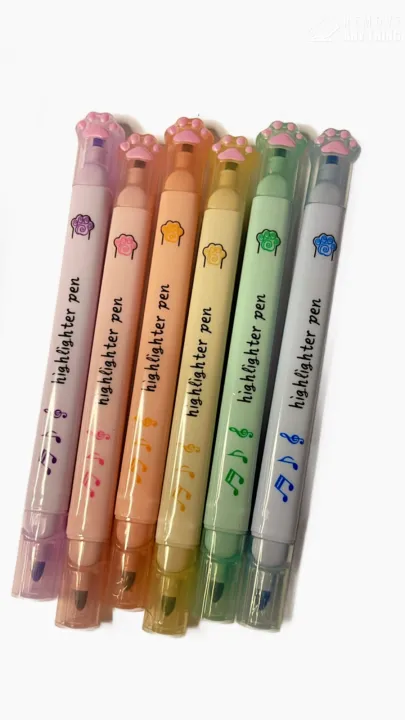 Paw%20Highlighter%20Set%20With%20Six%20Different%20Colours%20-%20Image%205