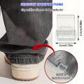 iLMH Invisible Leg Shortening Clip, Non-Slip Pants Edge Clip, Quick Fix Hem Clip, Hidden Pants Adjuster, Sewing Accessories.