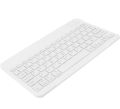 Mini Wireless Keyboard, Portable Mini Wireless RGB Backlit Portable Keyboard, Ultra Slim and Compact Wireless Keyboard for Phone Tablet Laptop, Easy Connection (Black) & (White). 