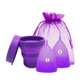 2pcs Women Menstrual Cup Medical Grade Silicone Period Cup Feminine Hygiene Menstrual Collector Reusable Menstrual Bowl. 