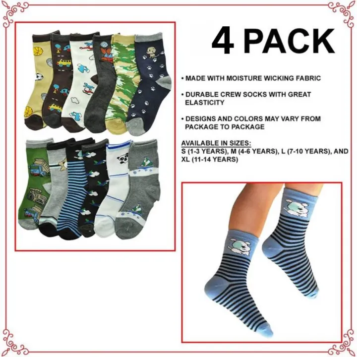 Last%20Wish%204%20Pairs%20Kids%20Socks%20-%20Cartoon%20Socks%20High%20Quality%20Socks%20For%20Boys%20&%20Children%20-%20Image%204