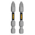 DEWALT DWAF2PH2TG2 2-in Screwdriver Bit HSS High Hardness Wear Resistant Bit  2-Piece High Performance Model. 