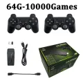 4K 10000 games 64GB Retro game For Dropshiopping Xmas Gift Video Game Sticks M8 Console 2.4G Dual Wireless Controller Game Stick. 