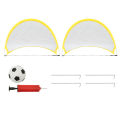 2Pcs Football Goals Portable Lightweight Goal Set for Training and Pickup Games Sports Foldable Pop-Up Dome Shaped Goals.