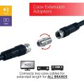 10 Pes Dish Cable Jointer Extension Female RG 6/RG 59. 