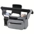 Baby Stroller Manager With Non-slip Strap And Insulated Cup Holder, Mobile Phone Baby Stroller Bag, Suitable For Uppababy,. 