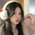 Sanrio Anime Hello Kitty Winter Warm Earmuffs Cute Girls Soft Plush Winter Ear Cover Cartoon Women Ear Protection Ear Muffs. 