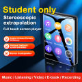 MP3 Music Player with Bluetooth 5.0 HiFi MP4 Walkman Full Touch Screen Built-in Speaker Recorder Camera Video Player FM/E-book. 