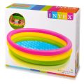 Intex Inflatable 3 Layer Orginal 58''*13'' Kids Rainbow Colors Swimming/Bathing Pool  With Air Pump. 