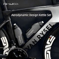 AhyKa Bicycle Aerodynamic Water Bottle Bracket Set 600ml Bike Water Bottle Road MTB Bike Frame Down Tube Riding Water Kettle. 