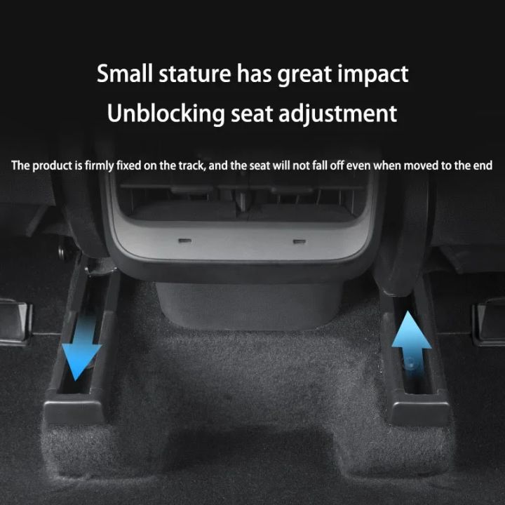 4pcs%20Rear%20Seat%20Rail%20Cover%20Protector%20For%20Tesla%20Model%203%20Y%20Juniper%202025%20Accessories%20Backseat%20Child%20Anti-kick%20Pad%20Protection%20Cover%20-%20Image%206