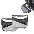 Universal Folding Mountain Bike Rear Seat Footrest - Space-Saving,  High Load Capacity, Non-Slip Surface, Easy Installation. 