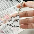 NEW 1pair Cute Cat Keychain Pendant, Matching Couple Backpack Keychain. 
