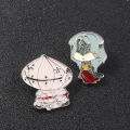 New Bloodborne Dark Souls Brooches Ludwig Maria  Solaire of Astora Artorias Knights Figure Badge Lapel Pins Men Game Jewelry. 