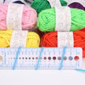 QJH Children's 12-Color Yarn 10g Each for DIY Material Package Kindergarten Making Doll Doll Knitting Beginners by Handcrafts. 