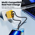 120W 6 Ports 3USB+3Type C Mobile Phone Charger Type C USB A Super Charge Adapter For Huawei Xiaomi Samsung Iphone 16 15 Devices.