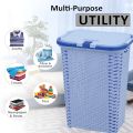 jumbo size New Laundry Basket Plastic Mesh Dustbin for Kitchen Decent Design For Washing Clothes. 