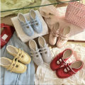 2026 Spring Autumn Women's Mary Janes | French Style Canvas Slip-on Flats | Wide Toe Box Velcro Soft Sole Casual Shoes. 