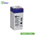Lead Acid Battery 4V 4Ah Sealed Battery For LED Light Small Weight Scales Toy Car.