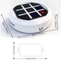 4-in-1 Electronic Tic Tac Toe Game: AI Battle, 2-Player Mode, Memory & Quick Hit Challenge | Game Console for Adults.