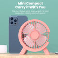 USB Mini Portable Fan Desktop Fan Silent Small Fan For Student Dormitory Computer Summer Gadget Home Office Rechargeable Fan.