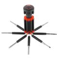8 in 1 Multi screwdriver with LED torch tool set. 