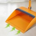 Kitchen office new folding broom dustpan set household cleaning tools non-stick hair dry wet dual-use broom folding set. 