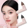 2 PCS New Lazy Integrated Eyeliner Rotating Eyeliner Stamp Pen Long Lasting Natural Waterproof Double Head Seal Eyeliner. 
