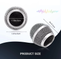 Mesh Ball Head Wired Wireless Microphone Grille Microphone Replacement Head Steel Shure SM58 Beta 58A. 