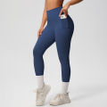 Solid Color Double-Sided Brushed Tight High Waist High Elastic Breathable Yoga Pants Sports Running Fitness Yoga Clothing. 