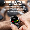 New in  Smart Watch For Men Wome  Amoled Flashlight Waterproof Outdoor Sport Bluetooth Call Smartwatch Smart Band. 