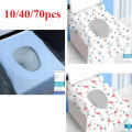 Disposable toilet seat covers, 10/40/70 Uds., for travel, public bathrooms, airplane hygiene, Universal fit for urinal training.