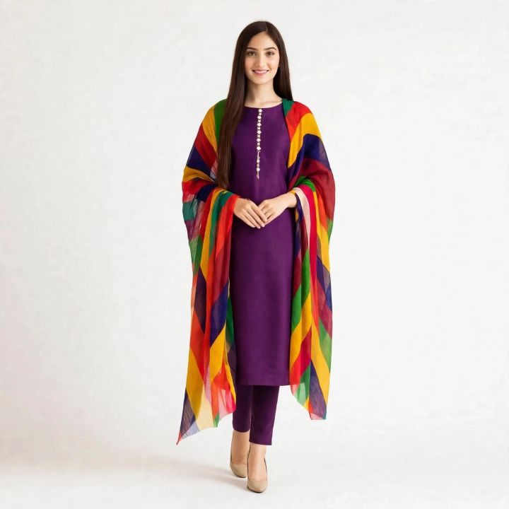Unstitched%203%20Pcs%20Katan%20Silk%20Suit%20For%20Women%20-%20Purple%20Shirt%20Trouser%20With%20Multi%20Color%20Organza%20Chunri%20Dupatta%20-%20Party%20Wear%20Dilivery%20Faisalabad%20%0ADilivery%20Faisalabad%20%0ADilivery%20Faisalabad%20-%20Image%202