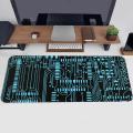 Circuit Board Pattern overlock Mouse Pad Desk accessories office Pad Computer Laptop Pad Keyboard Mouse Pad Game Console Pad. 