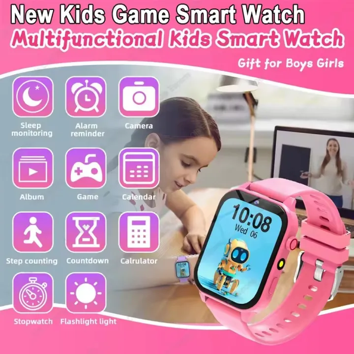 100+%20Game%20SmartWatch%20Kid%20Child%20HD%20Screen%20Lighting%20Music%20Smart%20Watch%20Boy%20Girl%20%20Children%20Smartwatch%20For%20IOS%20Android%202025%20New%20-%20Image%206