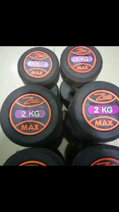MC Zee Max Dumbbells – Home Gym Fitness Weights (Pair)